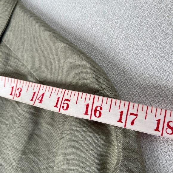 Zara Khaki Long Sleeve Dress - Picture 11 of 14